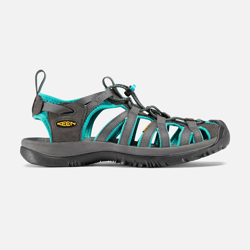 Keen Outdoor Sandalet Kadın Koyu Gri - Whisper - Türkiye AIGH03472